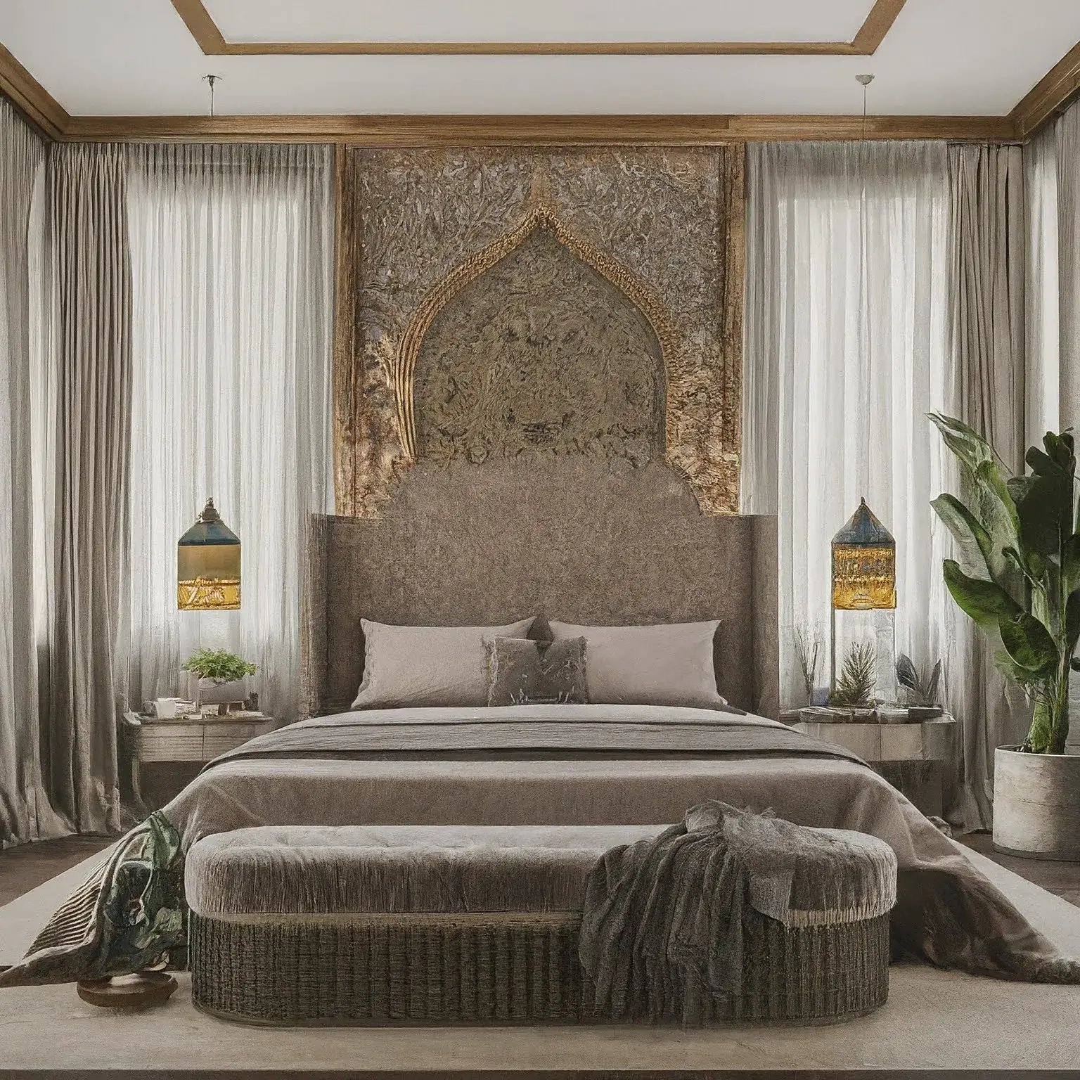 The best Saudi bedroom with Turkish touches, with pictures 1	